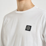 T-shirt uomo a maniche lunghe bianca 2100031 S0013V0001 STONE ISLAND 