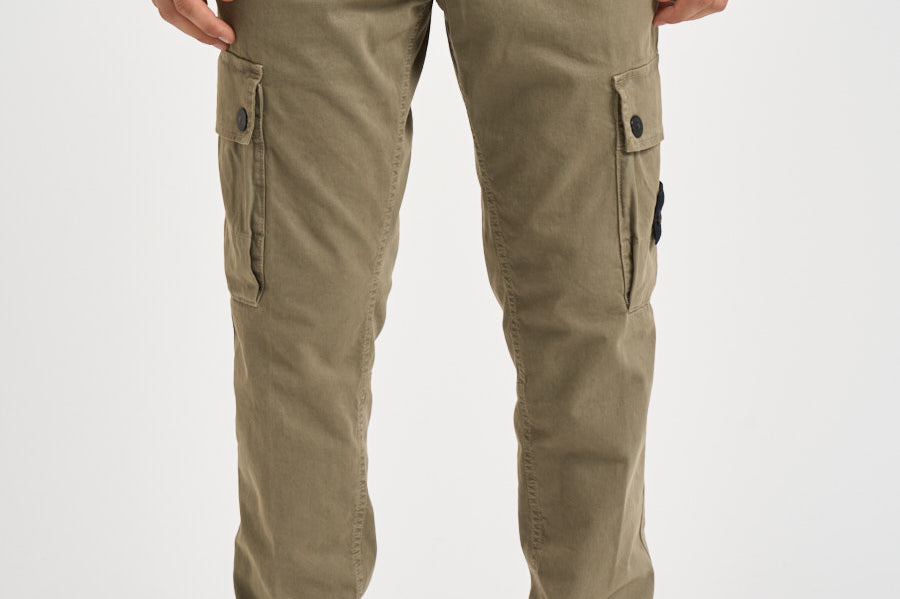 Pantalone uomo cargo verde 3100034 S00L1V015G STONE ISLAND 