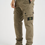 Pantalone uomo cargo verde 3100034 S00L1V015G STONE ISLAND 