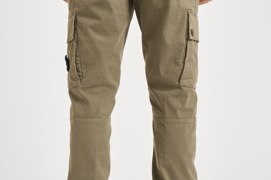 Pantalone uomo cargo verde 3100034 S00L1V015G STONE ISLAND 