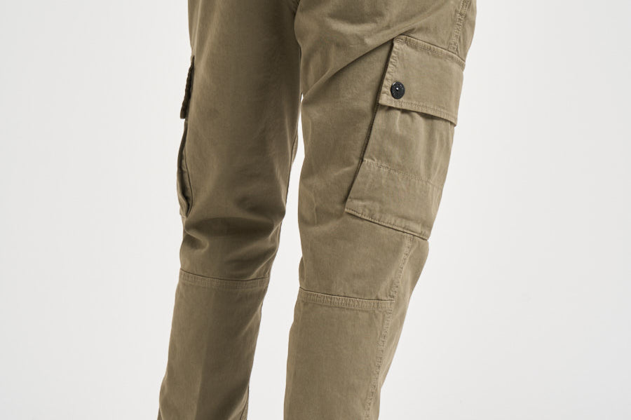 Pantalone uomo cargo verde 3100034 S00L1V015G STONE ISLAND 
