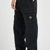 Pantaloni uomo cargo neri 3100036 S00L1V0129 STONE ISLAND 