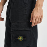 Pantaloni uomo cargo neri 3100036 S00L1V0129 STONE ISLAND 