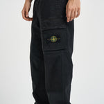 Pantaloni uomo cargo neri 3100036 S00L1V0129 STONE ISLAND 