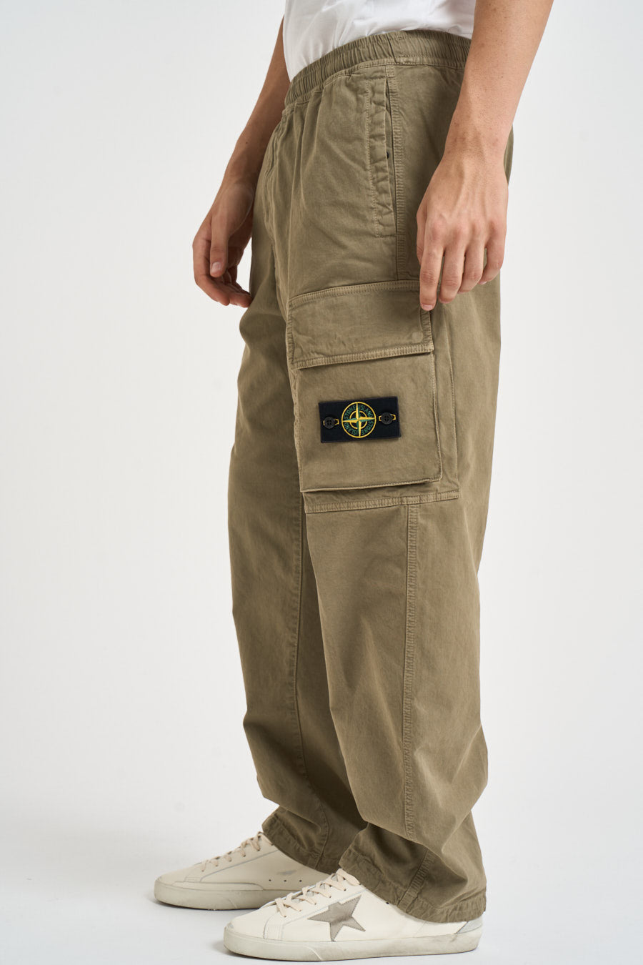 Pantaloni uomo cargo beige 3100036 S00L1V015G STONE ISLAND 