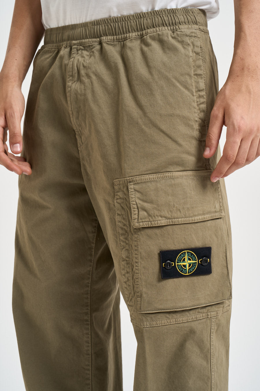 Pantaloni uomo cargo beige 3100036 S00L1V015G STONE ISLAND 