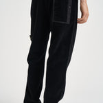 Pantalone uomo in velluto a coste nero 3100059 S0212V0029 STONE ISLAND 