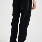 Pantalone uomo in velluto a coste nero 3100059 S0212V0029 STONE ISLAND 