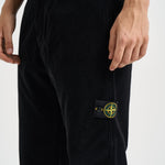Pantalone uomo in velluto a coste nero 3100059 S0212V0029 STONE ISLAND 