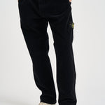 Pantalone uomo in velluto a coste nero 3100059 S0212V0029 STONE ISLAND 