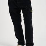 Pantalone uomo in velluto a coste nero 3100059 S0212V0029 STONE ISLAND 