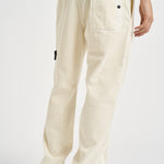 Pantalone uomo in velluto a coste panna 3100059 S0212V0093 STONE ISLAND 