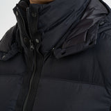Piumino uomo con cappuccio removibile nero 4100013 S0483V0029 STONE ISLAND 