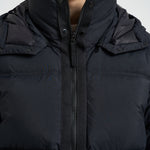 Piumino uomo con cappuccio removibile nero 4100013 S0483V0029 STONE ISLAND 