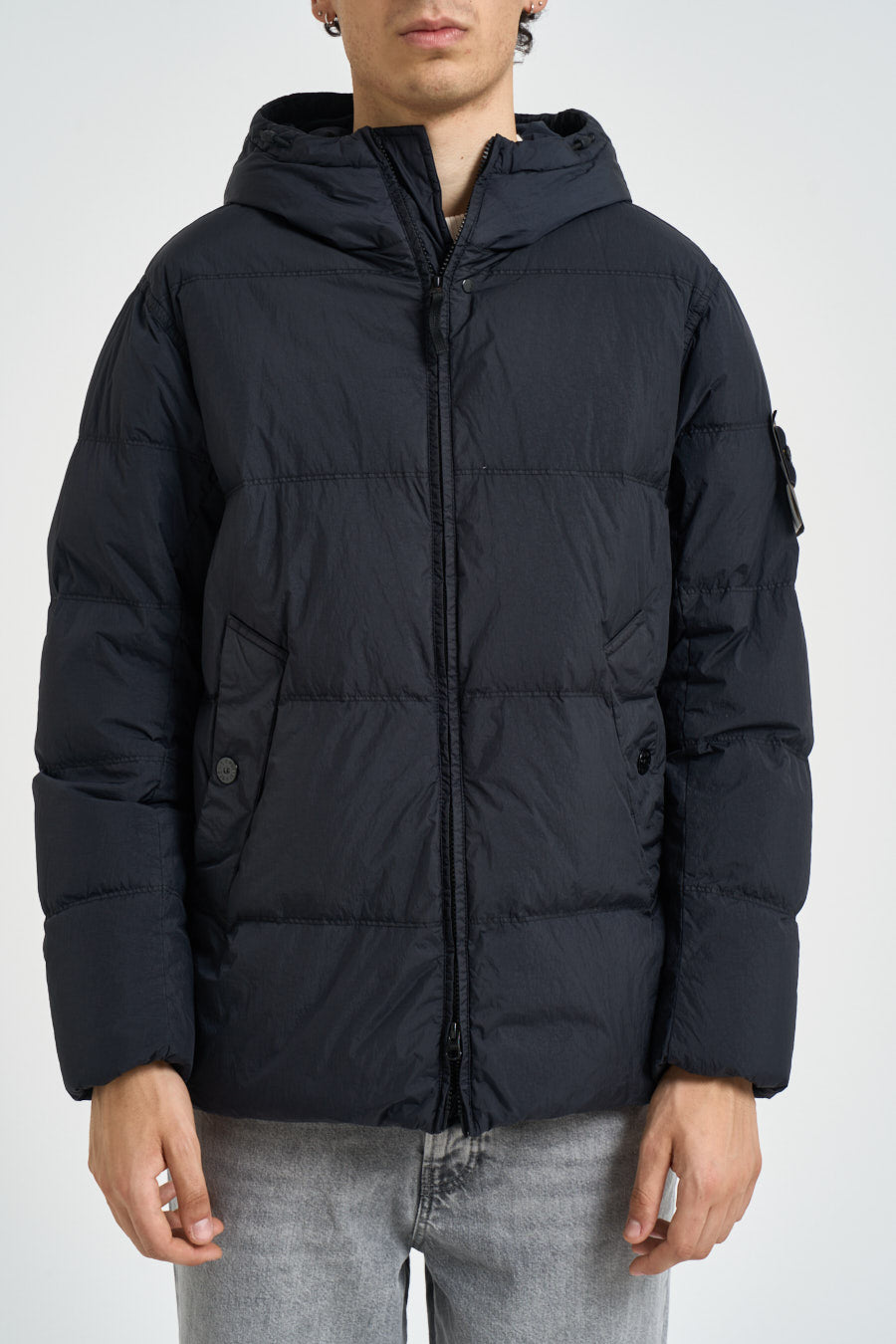 Piumino uomo trapuntato blu navy 4100037 S0A23V0020 STONE ISLAND 