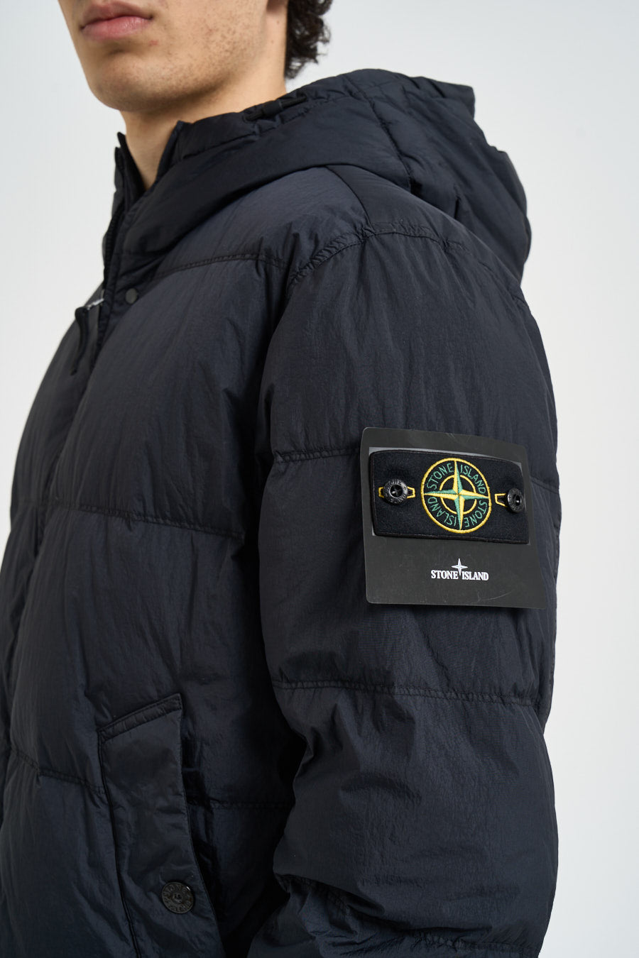 Piumino uomo trapuntato blu navy 4100037 S0A23V0020 STONE ISLAND 
