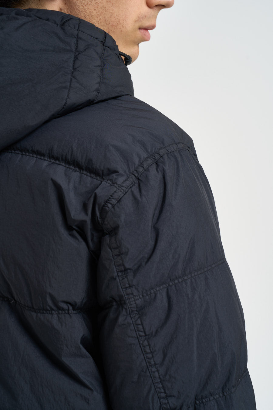 Piumino uomo trapuntato blu navy 4100037 S0A23V0020 STONE ISLAND 