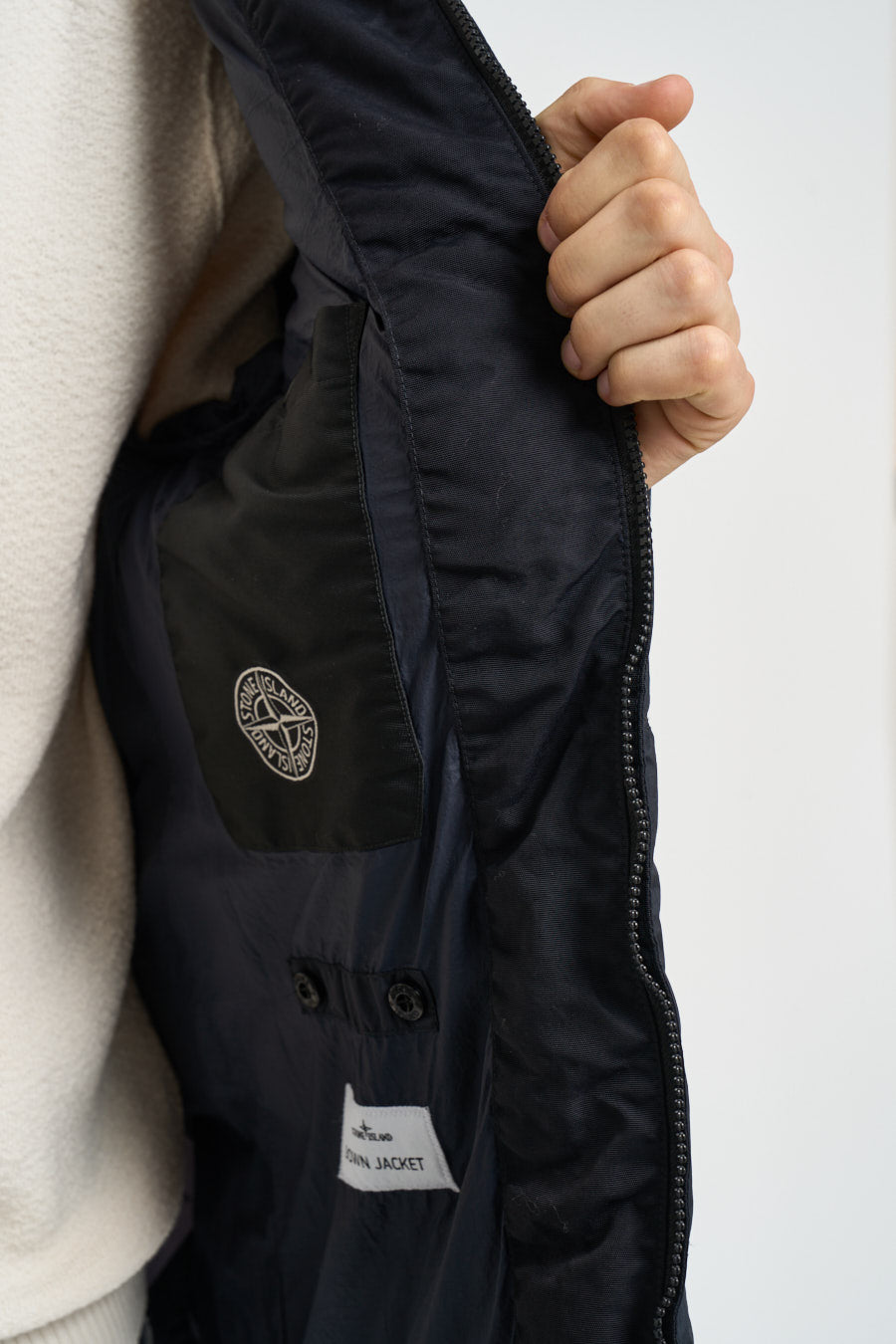 Piumino uomo trapuntato blu navy 4100037 S0A23V0020 STONE ISLAND 