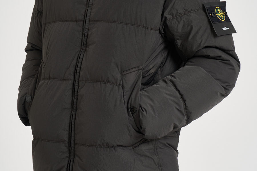 Piumino uomo trapuntato grigio antracite 4100037 S0A23V0062 STONE ISLAND 