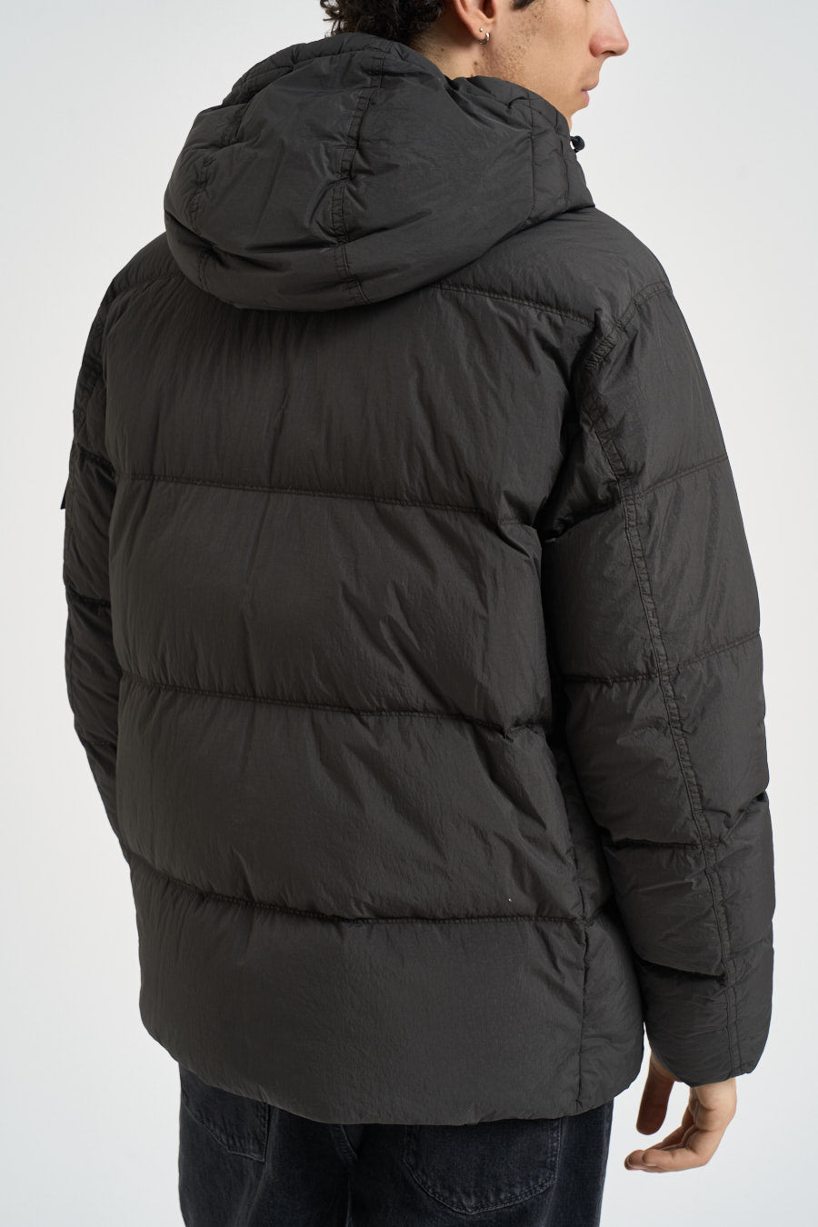 Piumino uomo trapuntato grigio antracite 4100037 S0A23V0062 STONE ISLAND 
