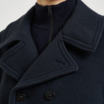 Cappotto uomo doppiopett corto blu 4100040 S0453V0020 STONE ISLAND 