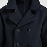 Cappotto uomo doppiopett corto blu 4100040 S0453V0020 STONE ISLAND 