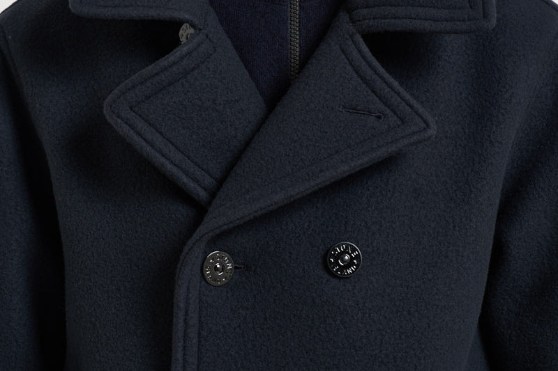 Cappotto uomo doppiopett corto blu 4100040 S0453V0020 STONE ISLAND 