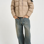 Piumino uomo collo alto sabbia 4100046 S0462V0094 STONE ISLAND 