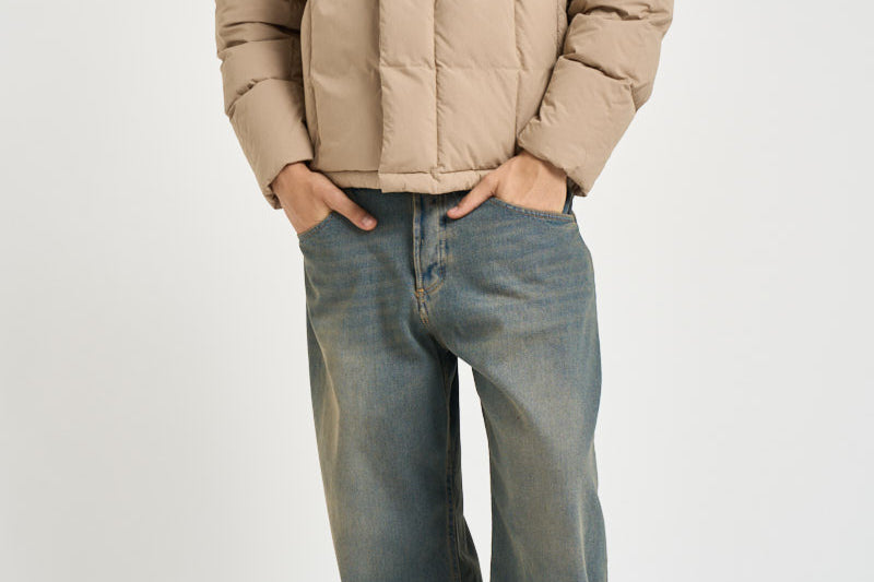 Piumino uomo collo alto sabbia 4100046 S0462V0094 STONE ISLAND 