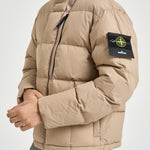Piumino uomo collo alto sabbia 4100046 S0462V0094 STONE ISLAND 