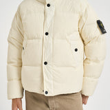 Piumino uomo antigoccia panna 4100109 S0A23V0093 STONE ISLAND 