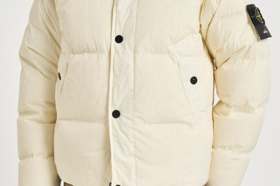 Piumino uomo trapuntato panna 4100109 S0A23V0093 STONE ISLAND 
