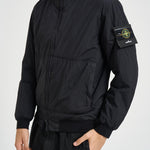 Piumino uomo con cappuccio nero 4100110 S0A23V0029 STONE ISLAND 