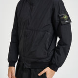Piumino uomo con cappuccio nero 4100110 S0A23V0029 STONE ISLAND 