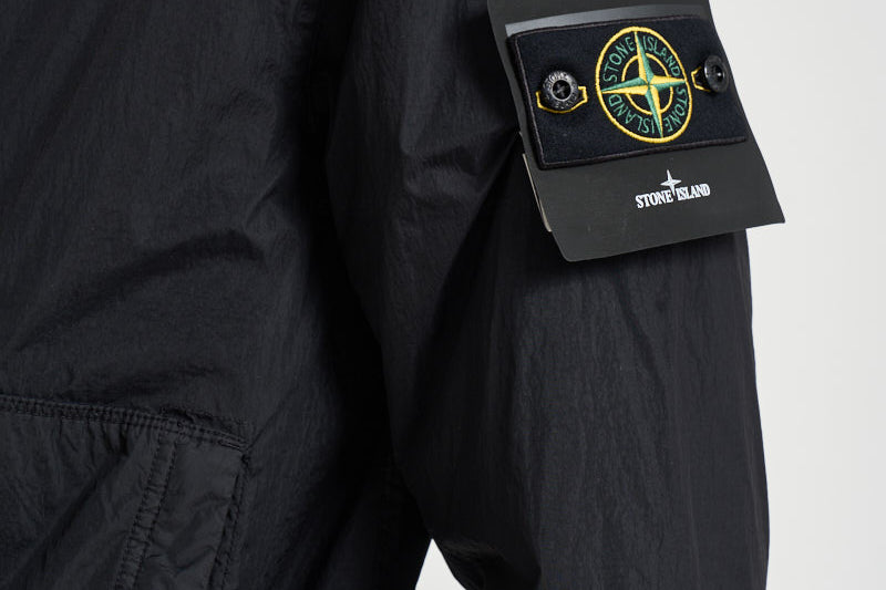Piumino uomo con cappuccio nero 4100110 S0A23V0029 STONE ISLAND 