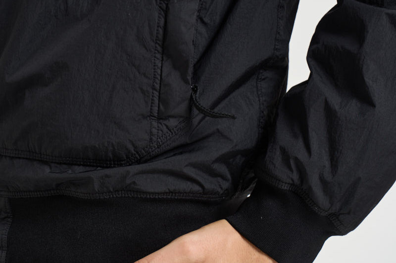 Piumino uomo con cappuccio nero 4100110 S0A23V0029 STONE ISLAND 