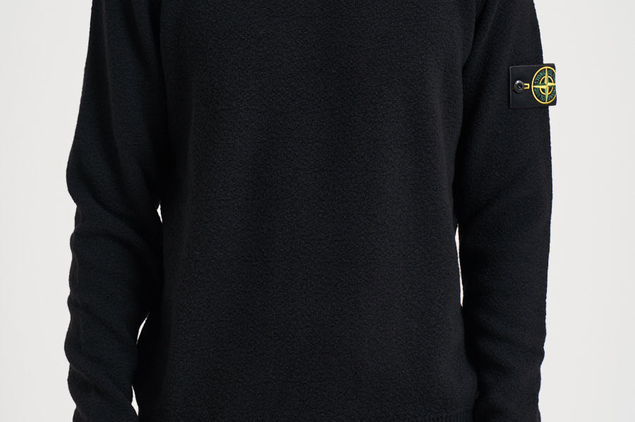 Maglia uomo in lana nera 5100011 S01C4V0029 STONE ISLAND 