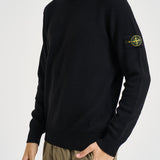 Maglia uomo in lana nera 5100011 S01C4V0029 STONE ISLAND 
