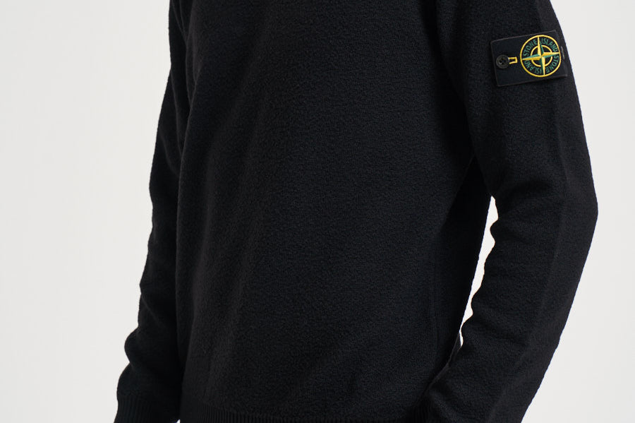 Maglia uomo in lana nera 5100011 S01C4V0029 STONE ISLAND 