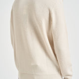Maglia uomo girocollo in lana panna 5100011 S01C4V0093 STONE ISLAND 