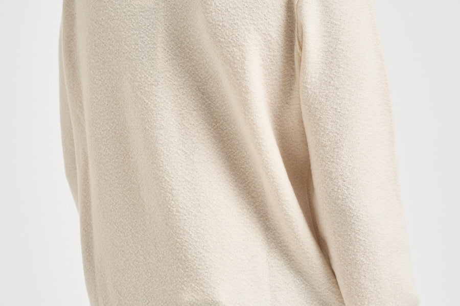 Maglia uomo girocollo in lana panna 5100011 S01C4V0093 STONE ISLAND 