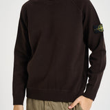 Felpa uomo girocollo marrone scuro 5100020 S01A1V0078 STONE ISLAND 