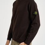 Felpa uomo girocollo marrone scuro 5100020 S01A1V0078 STONE ISLAND 