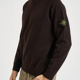 Felpa uomo girocollo marrone scuro 5100020 S01A1V0078 STONE ISLAND 
