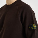 Felpa uomo girocollo marrone scuro 5100020 S01A1V0078 STONE ISLAND 
