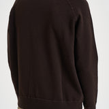 Felpa uomo girocollo marrone scuro 5100020 S01A1V0078 STONE ISLAND 