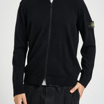 Cardigan uomo con zip nero 5100023 S00B4V0029 STONE ISLAND 