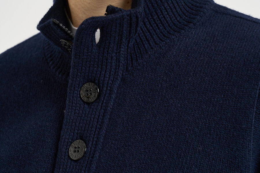 Maglia uomo con bottoni blu 5100040 S00A3V0020 STONE ISLAND 
