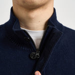 Maglia uomo con bottoni blu 5100040 S00A3V0020 STONE ISLAND 