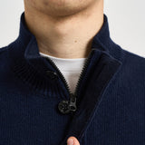 Maglia uomo con bottoni blu 5100040 S00A3V0020 STONE ISLAND 